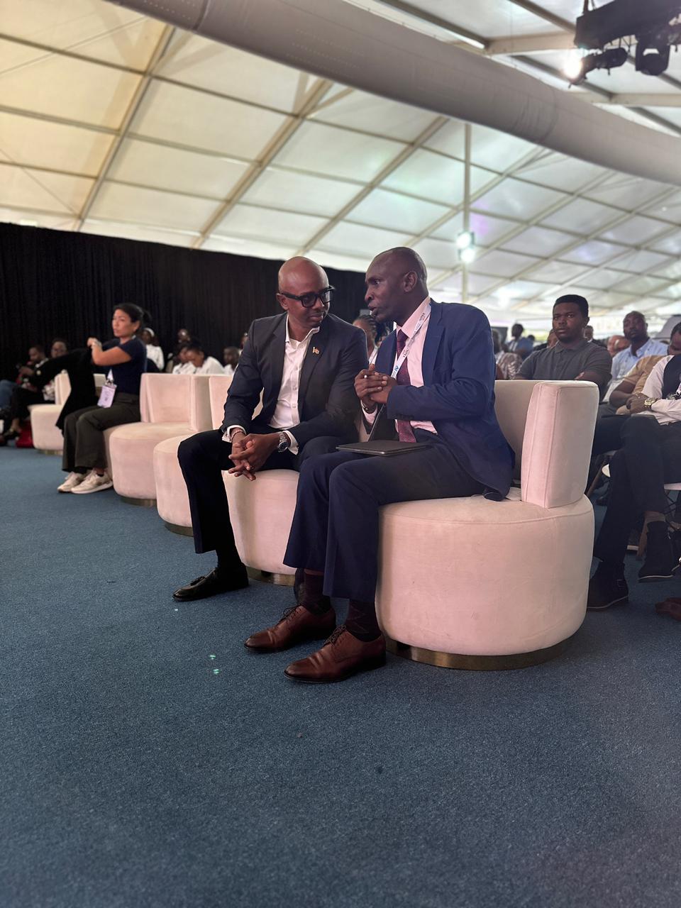 Justus Kirigua on stage at a panel session — GITEX Kenya 2026